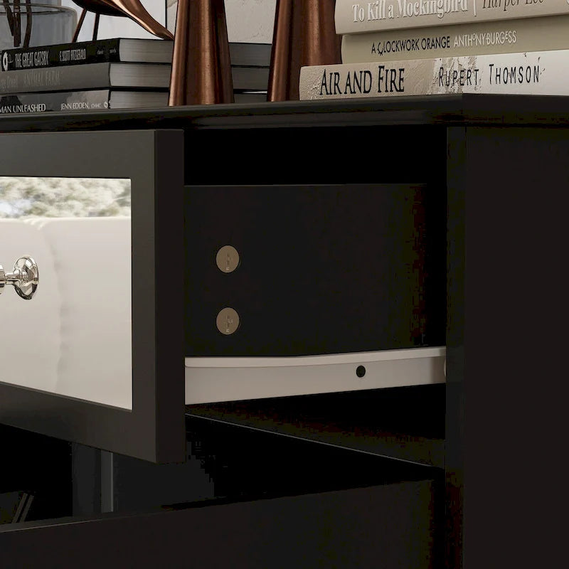 Buffet/armoire/bibliothèque miroir 55W pour salon-18