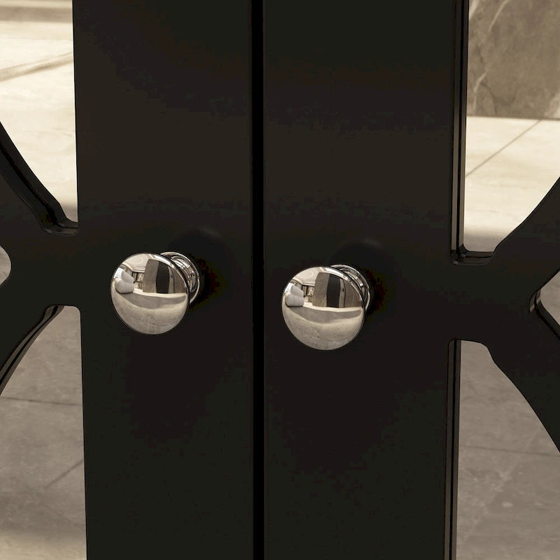 Buffet/armoire/bibliothèque miroir 55W pour salon-22