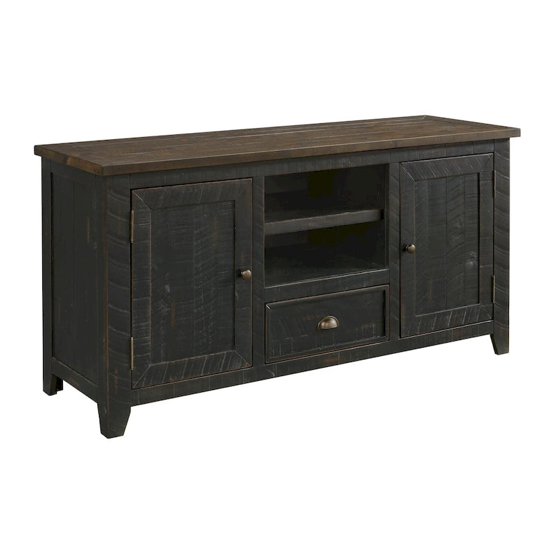 Meuble TV en bois massif Gray Barn Downington de 60 pouces-31