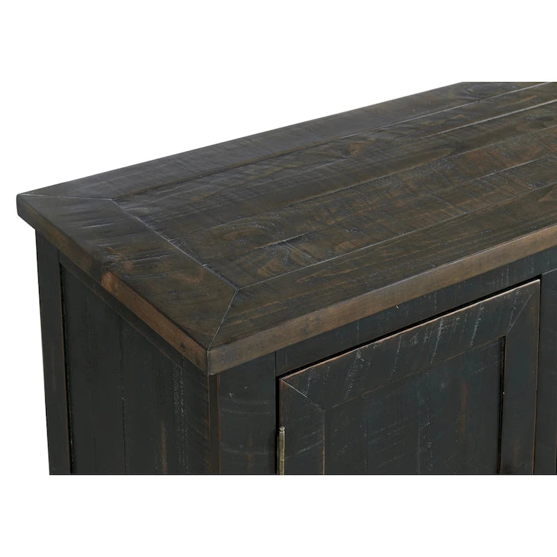 Meuble TV en bois massif Gray Barn Downington de 60 pouces-33