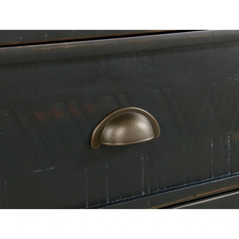 Meuble TV en bois massif Gray Barn Downington de 60 pouces-34