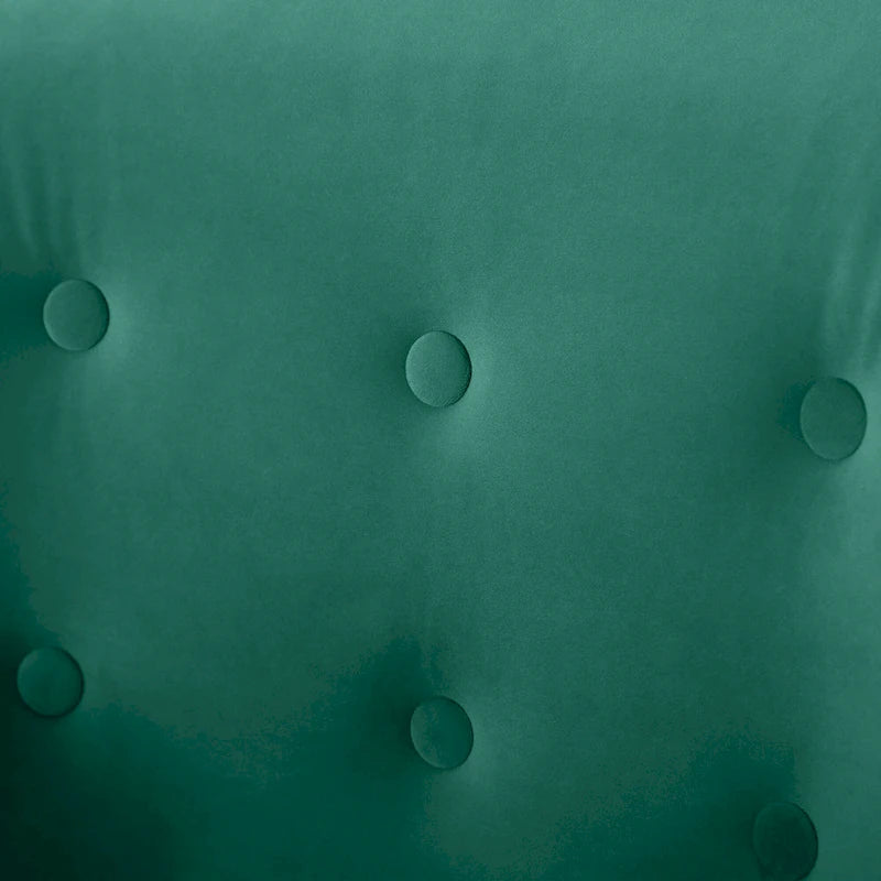 VANOMi 28.34W Lot de 2 fauteuils d'appoint, fauteuil tonneau en velours avec pieds en bois massif-17