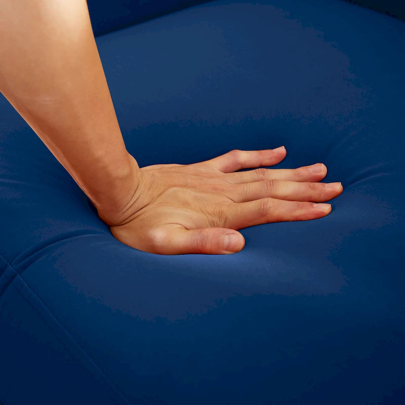 VANOMi 28.34W Lot de 2 fauteuils d'appoint, fauteuil tonneau en velours avec pieds en bois massif-28