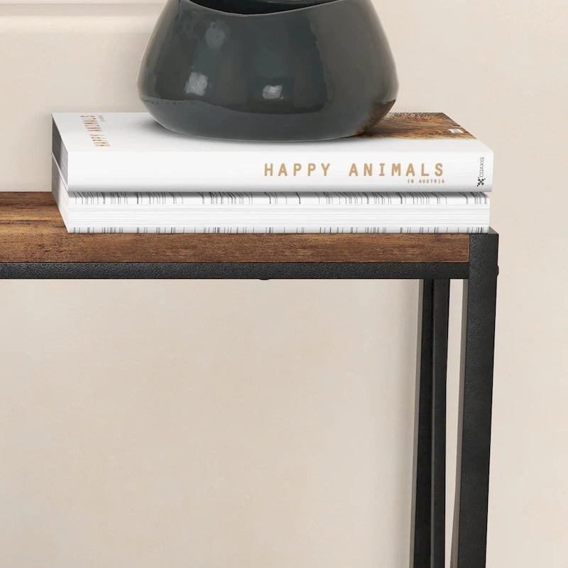 39.4 Table d'appoint derrière le canapé, table d'appoint étroite-8