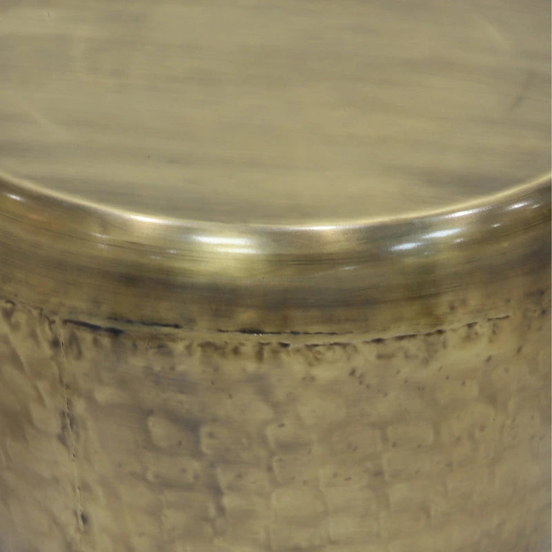 Table d'appoint industrielle WYNDENHALL Beaton, en métal, 51 cm de large, entièrement assemblée - 51 cm L x 51 cm P x 56 cm H-23