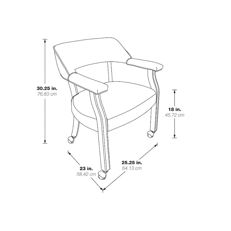 Chaise traditionnelle pour visiteurs