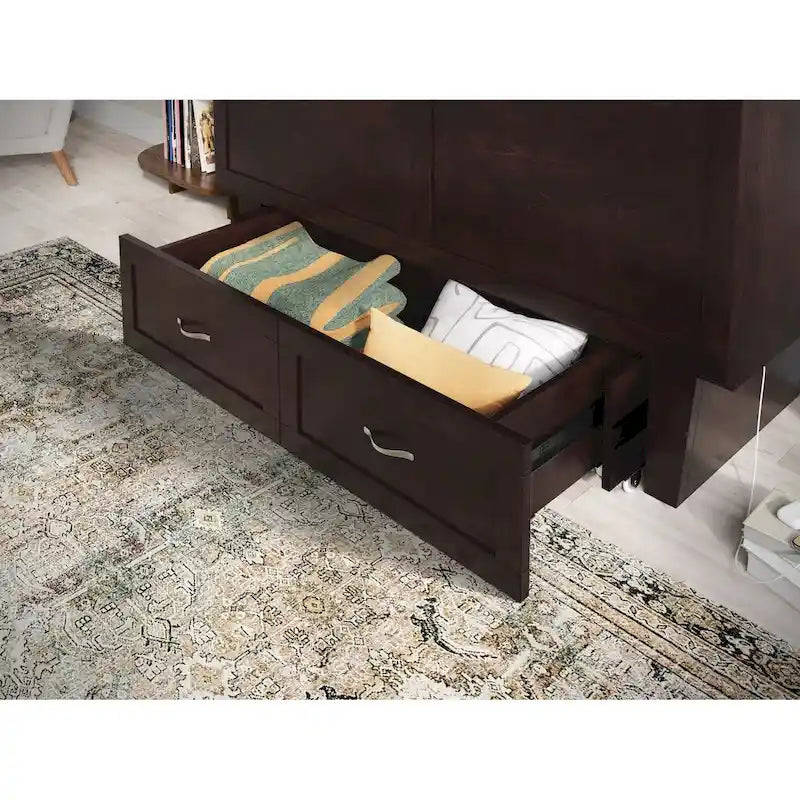 Lit escamotable Chelsea Queen avec matelas-5