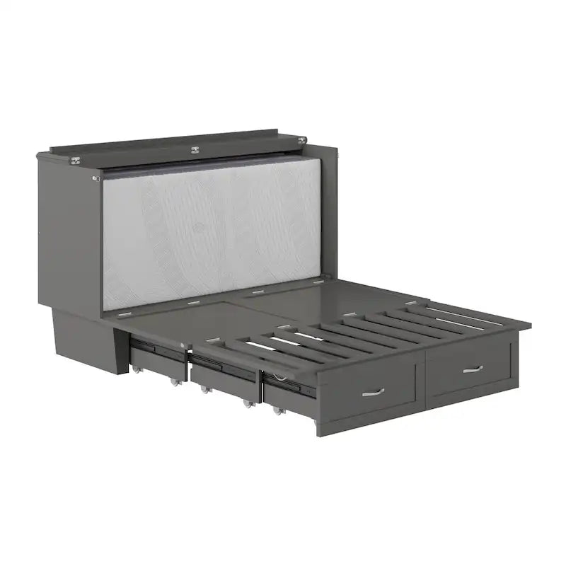 Lit escamotable Chelsea Queen avec matelas-24