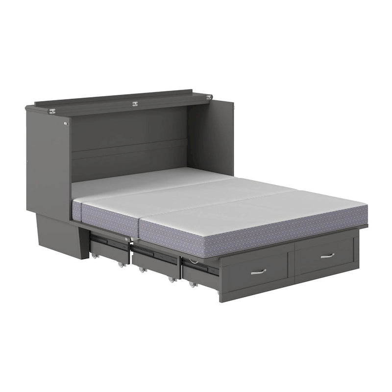 Lit escamotable Chelsea Queen avec matelas-26