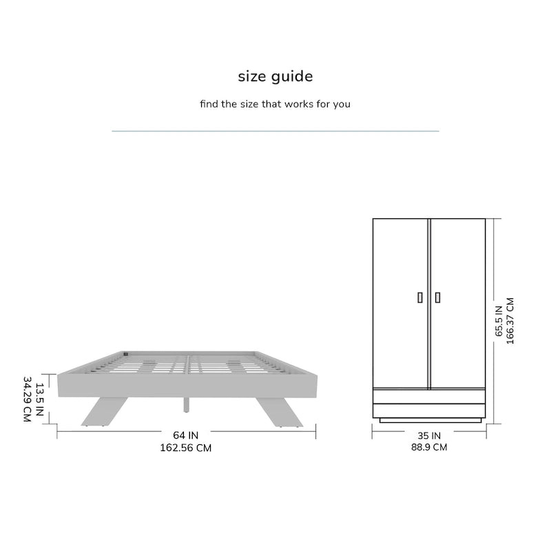 Lit plateforme MH London Etna Queen Size-12