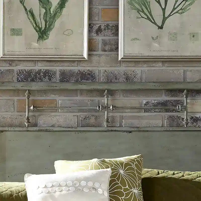 Tête de lit King en métal vieilli de la série Vintage-12