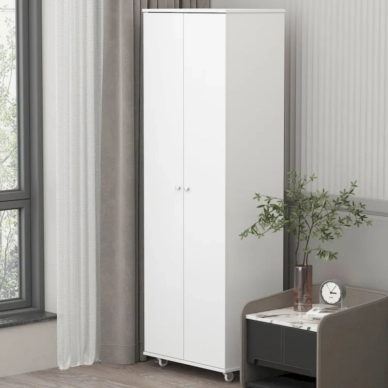 70.9Armoires Armoire Placard Meuble de rangement Meuble à chaussures Blanc/Noir-12