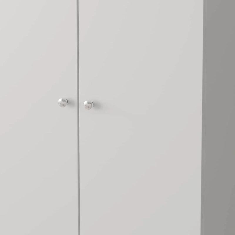 70.9Armoires Armoire Placard Meuble de rangement Meuble à chaussures Blanc/Noir-18