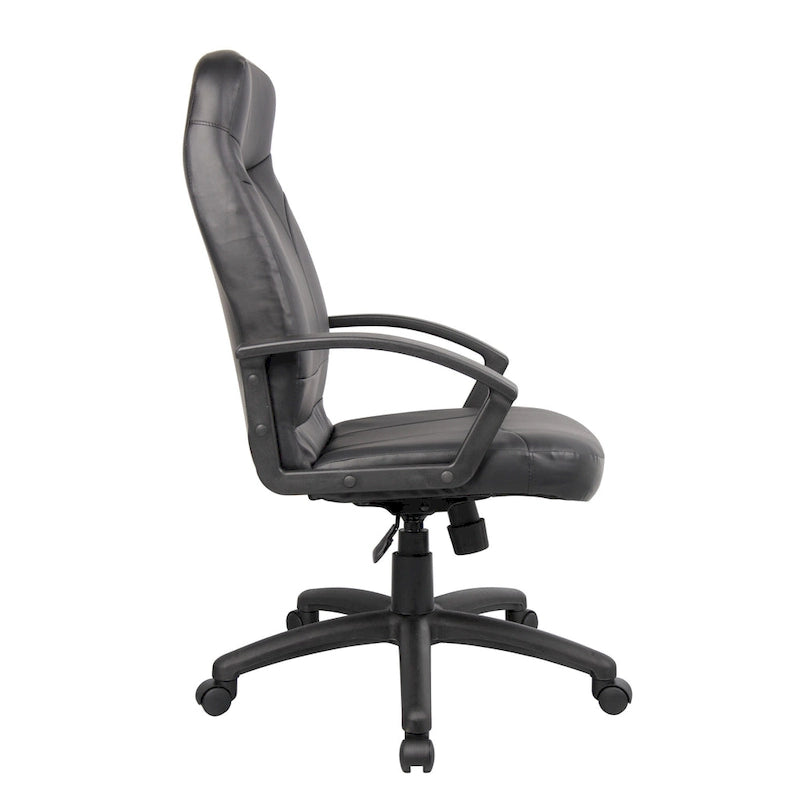 Fauteuil Boss à dossier haut en cuir Plus-4