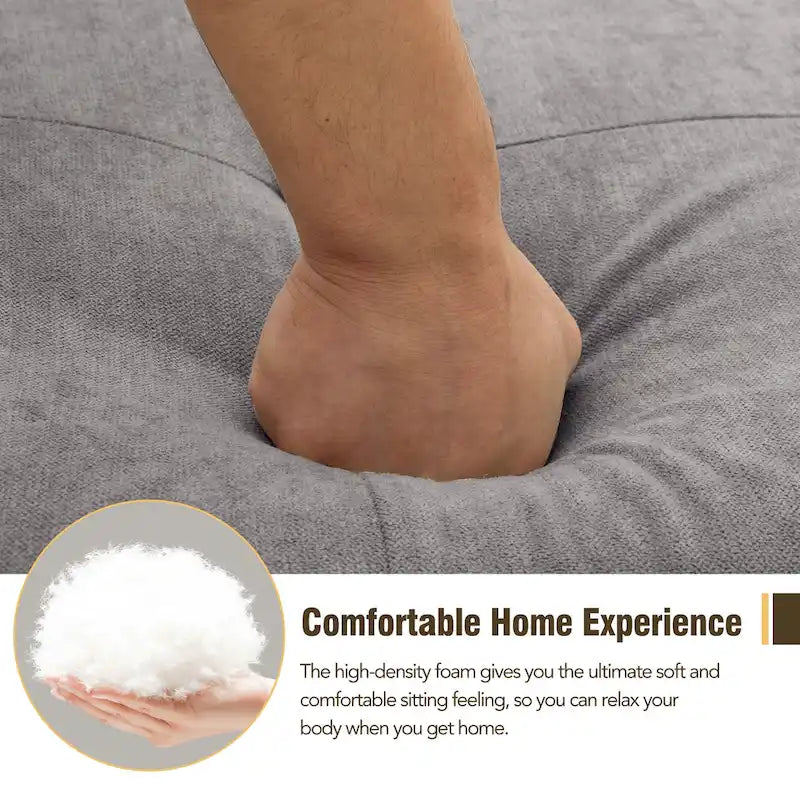 Ensemble de canapés modulables pour salon (110,2 x 72,8 cm), canapé moderne et minimaliste, canapé-lit rembourré pour salon et chambre.-15