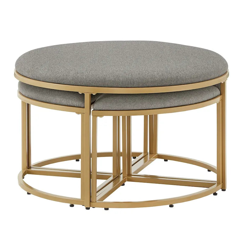 Table basse Gabin avec tabourets gigognes par iNSPIRE Q Modern-8