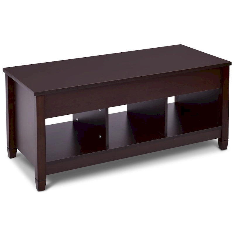 Table basse relevable avec compartiment caché-15
