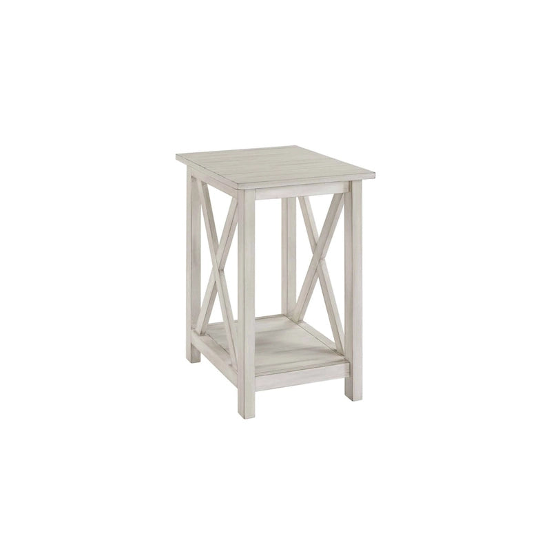 Table d'appoint Jamestown en bois blanc antique-2