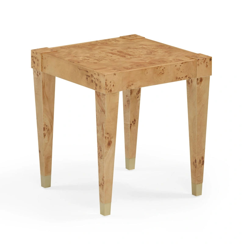 Table d'appoint Brandyss en loupe-5