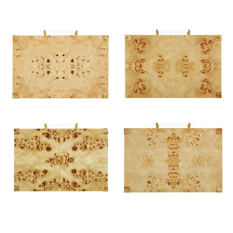 Table d'appoint Brandyss en loupe-10