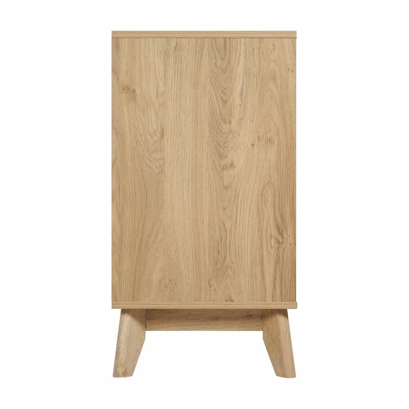 Buffet de 60 pouces avec 4 portes à fermeture amortie et étagères réglables - 15,75 po P x 59,25 po L x 29,75 po H-19