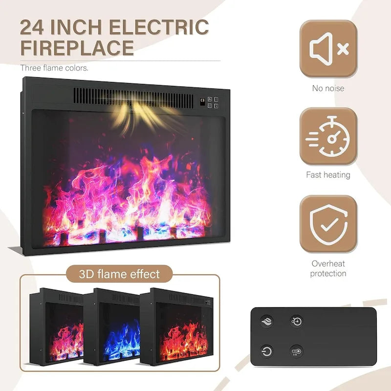 Meuble TV style ferme de 67 pouces avec grand placard, porte coulissante de style grange et cheminée-7