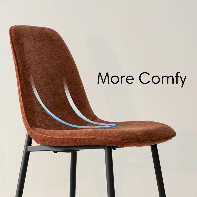 Chaise d'appoint rembourrée (ensemble de 4)-16