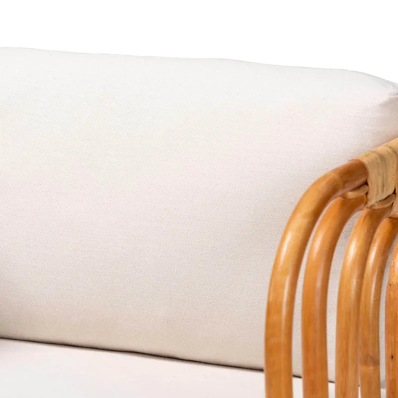 Fauteuil Corsa moderne bohème en rotin naturel-6