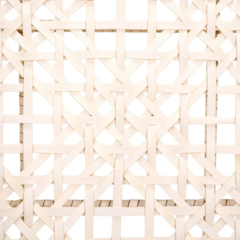 Fauteuil d'appoint Munro Wanda en cuir tressé et bois massif (entièrement assemblé) - 56 cm (L) x 52 cm (l) x 72 cm (H) - 56 cm (L) x 53 cm (P) x 74 cm (H)-21