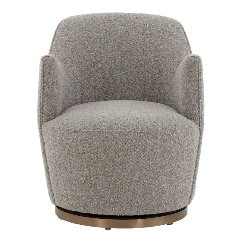Fauteuil pivotant SAFAVIEH Couture Nver - 66 cm L x 81 cm P x 79 cm H-12