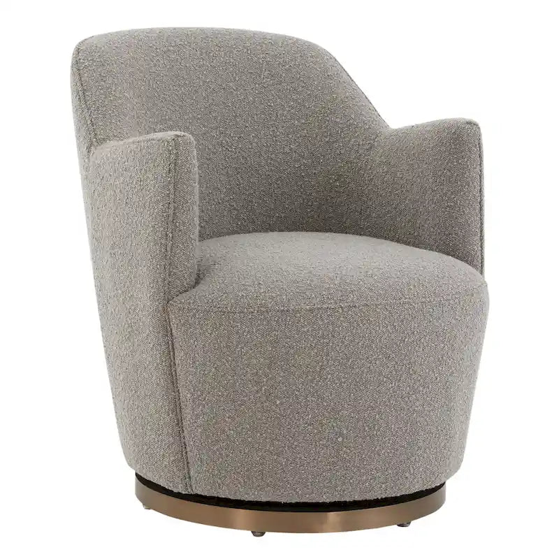 Fauteuil pivotant SAFAVIEH Couture Nver - 66 cm L x 81 cm P x 79 cm H-6