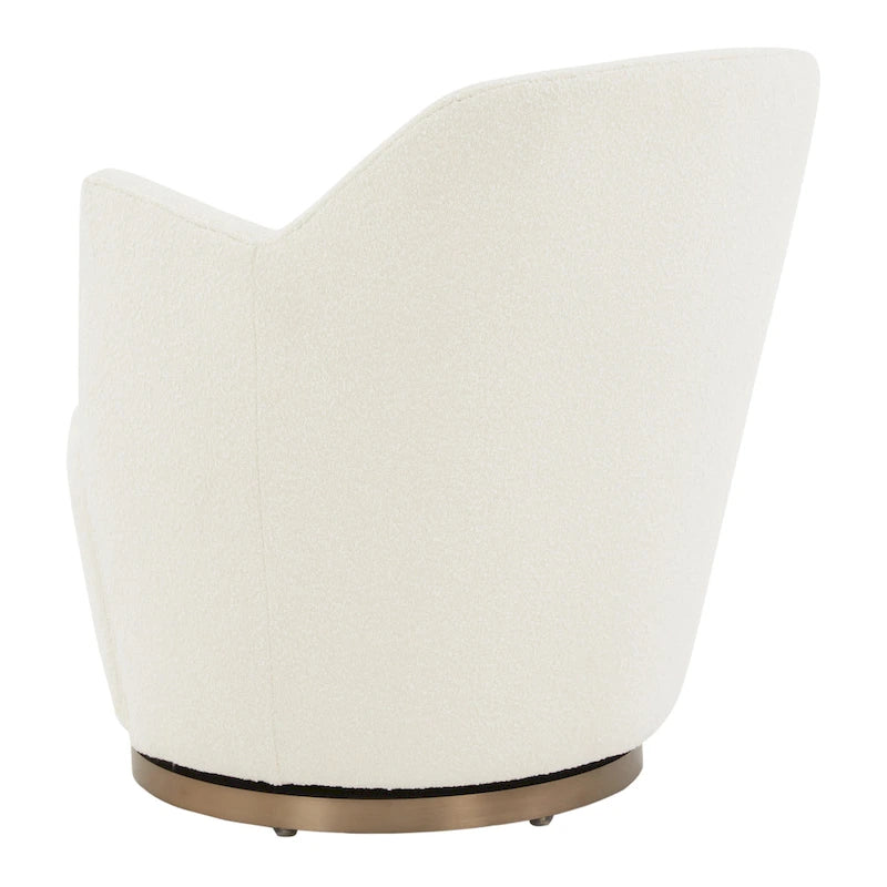 Fauteuil pivotant SAFAVIEH Couture Nver - 66 cm L x 81 cm P x 79 cm H-9