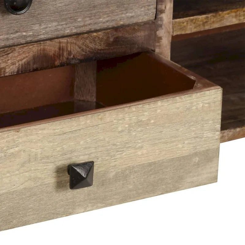 Meuble TV vidaXL 46,5 x 11,8 x 15,7 cm en bois massif de manguier-9