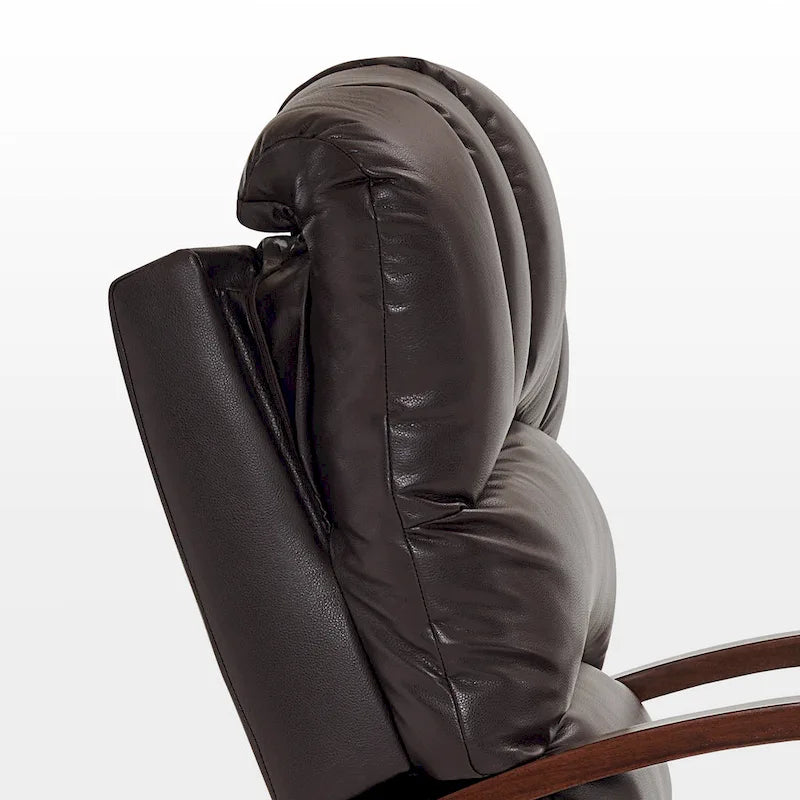 Fauteuil inclinable pivotant et pivotant MCombo avec appui-tête réglable pour chambre d'enfant, en similicuir PR616-10