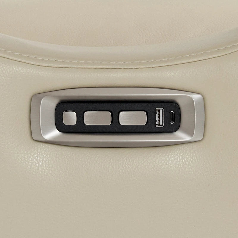 Fauteuil inclinable pivotant et pivotant MCombo avec appui-tête réglable pour chambre d'enfant, en similicuir PR616-18