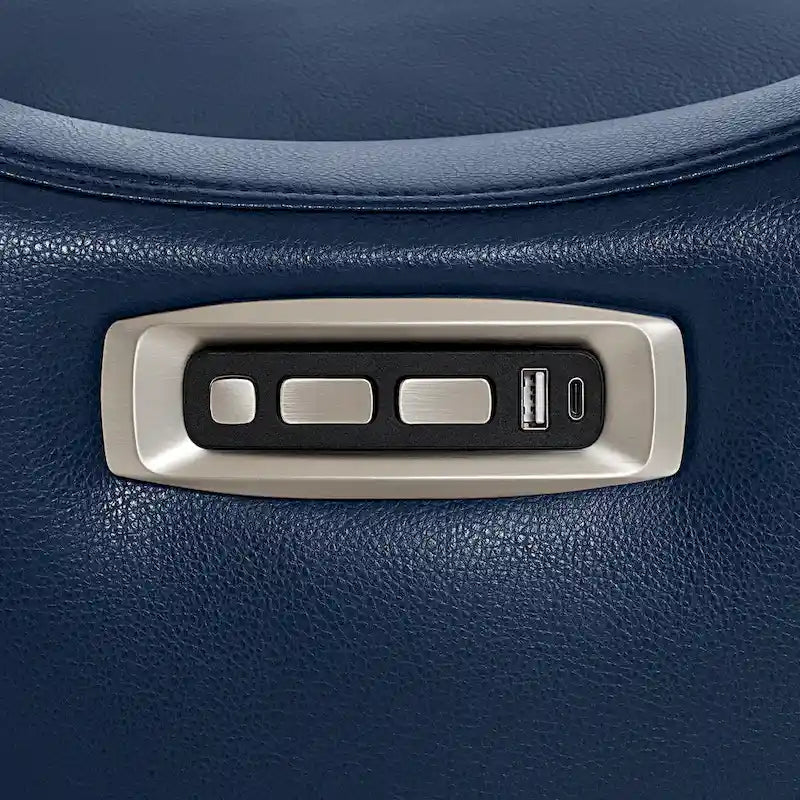 Fauteuil inclinable pivotant et pivotant MCombo avec appui-tête réglable pour chambre d'enfant, en similicuir PR616-24