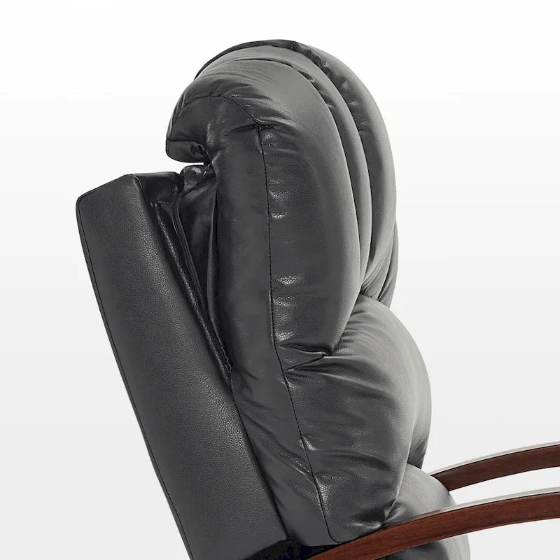 Fauteuil inclinable pivotant et pivotant MCombo avec appui-tête réglable pour chambre d'enfant, en similicuir PR616-35