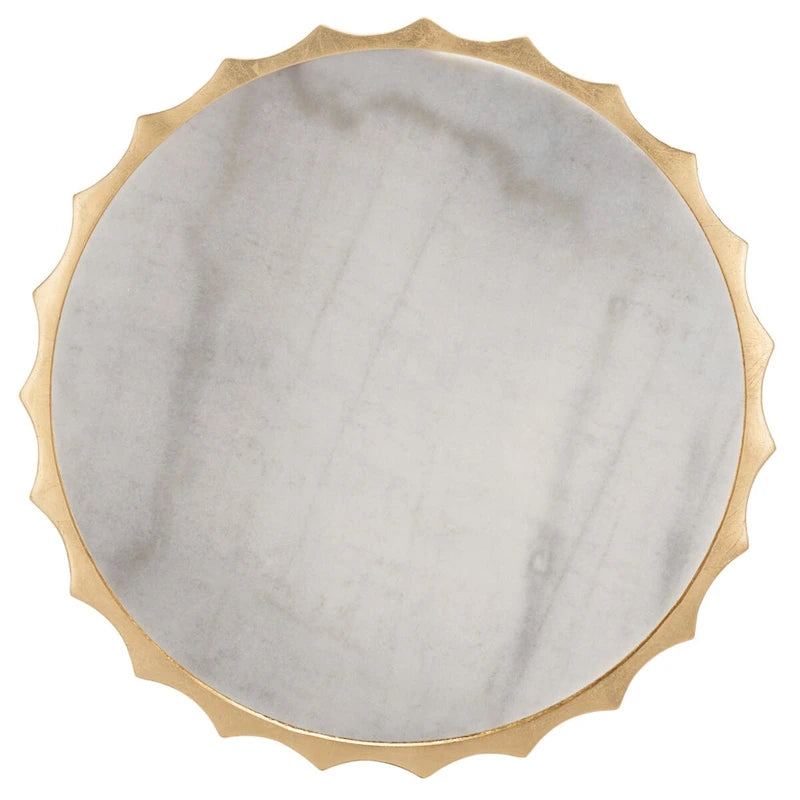 Table d'appoint SAFAVIEH Couture Mairin dorée - Dorée - 51 cm L x 51 cm P x 51 cm H-5