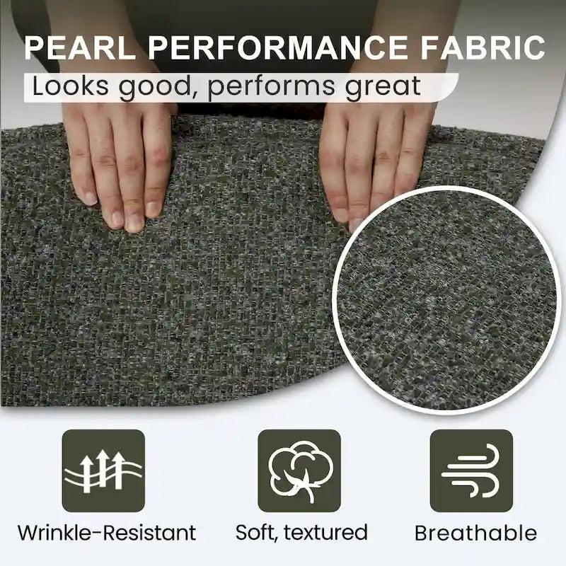 Fauteuil pivotant rembourré entièrement assemblé-16