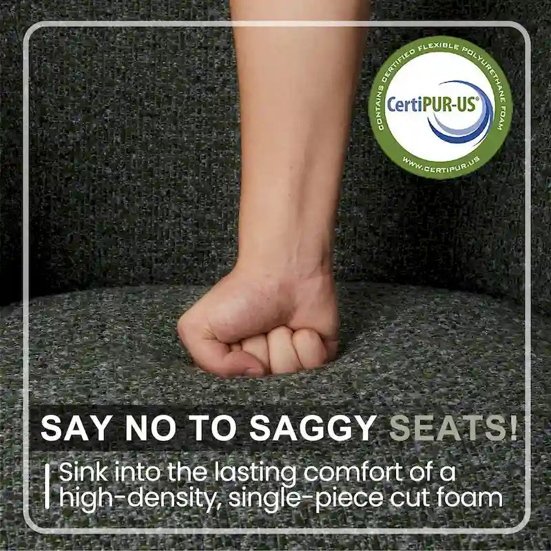 Fauteuil pivotant rembourré entièrement assemblé-17