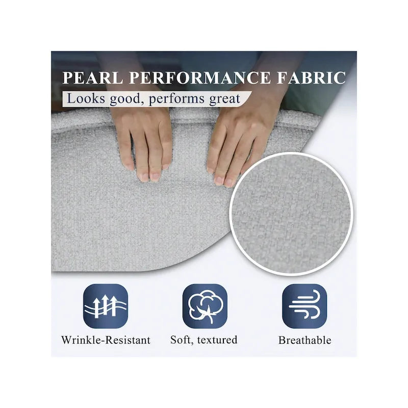 Fauteuil pivotant rembourré entièrement assemblé-35