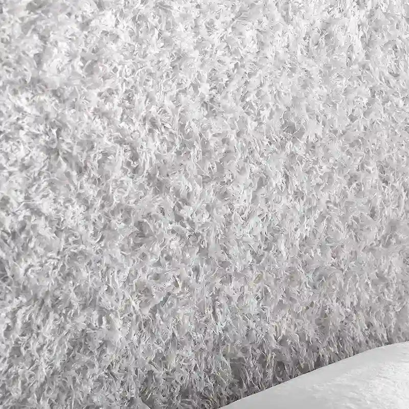 Tête de lit Mo' Fluffy Feathers College avec pieds - Texture pelucheuse-4