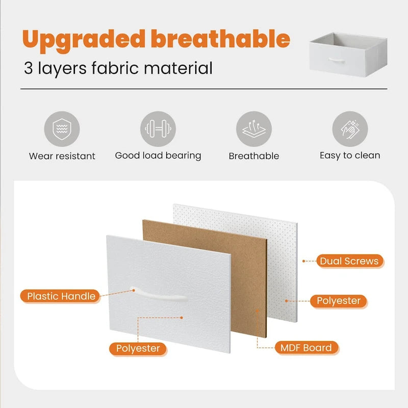 Commode à 4 tiroirs avec structure en métal et plateau en bois-11