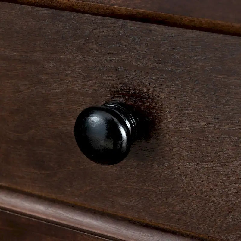 Commode à 6 tiroirs avec poignée ronde rétro-6