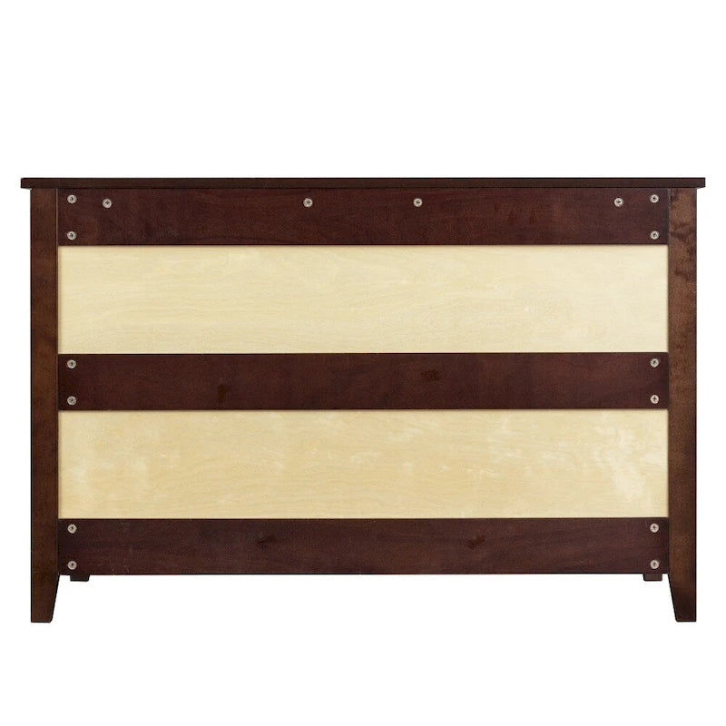 Commode à 6 tiroirs avec poignée ronde rétro-7