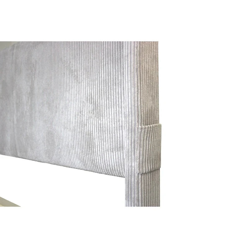 Lit capitonné à oreilles avec tiroir de rangement au pied du lit-13