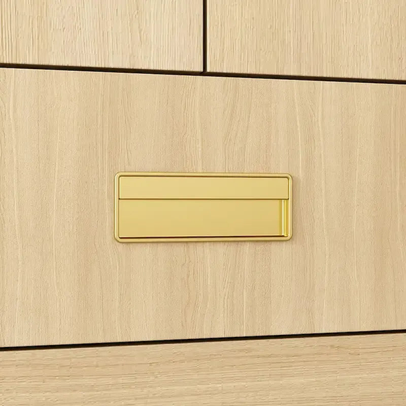 Armoire-penderie avec poignées dorées et meuble haut en option-32