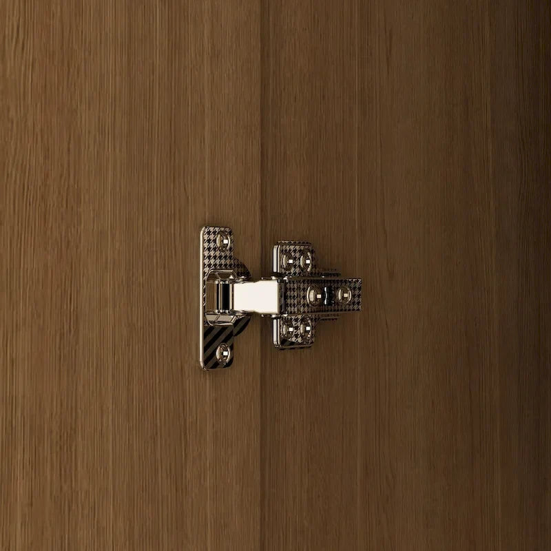 Armoire-penderie avec poignées dorées et meuble haut en option-35