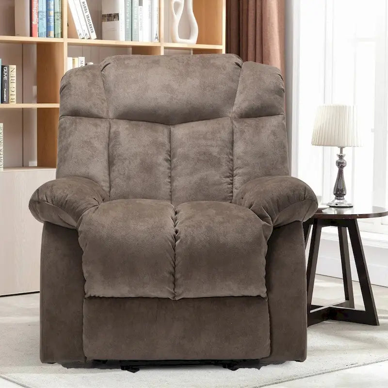 Fauteuil inclinable électrique releveur pour personnes âgées, fauteuil inclinable avec poche latérale-2