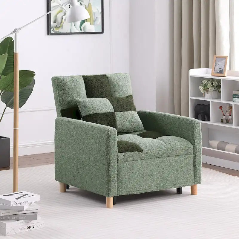 Canapé-lit convertible avec oreiller-4